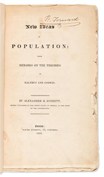 Malthus, Thomas Robert (1766-1834) An Essay on the Principle of Population; or, a View of its Past and Present Effects on Human Happine